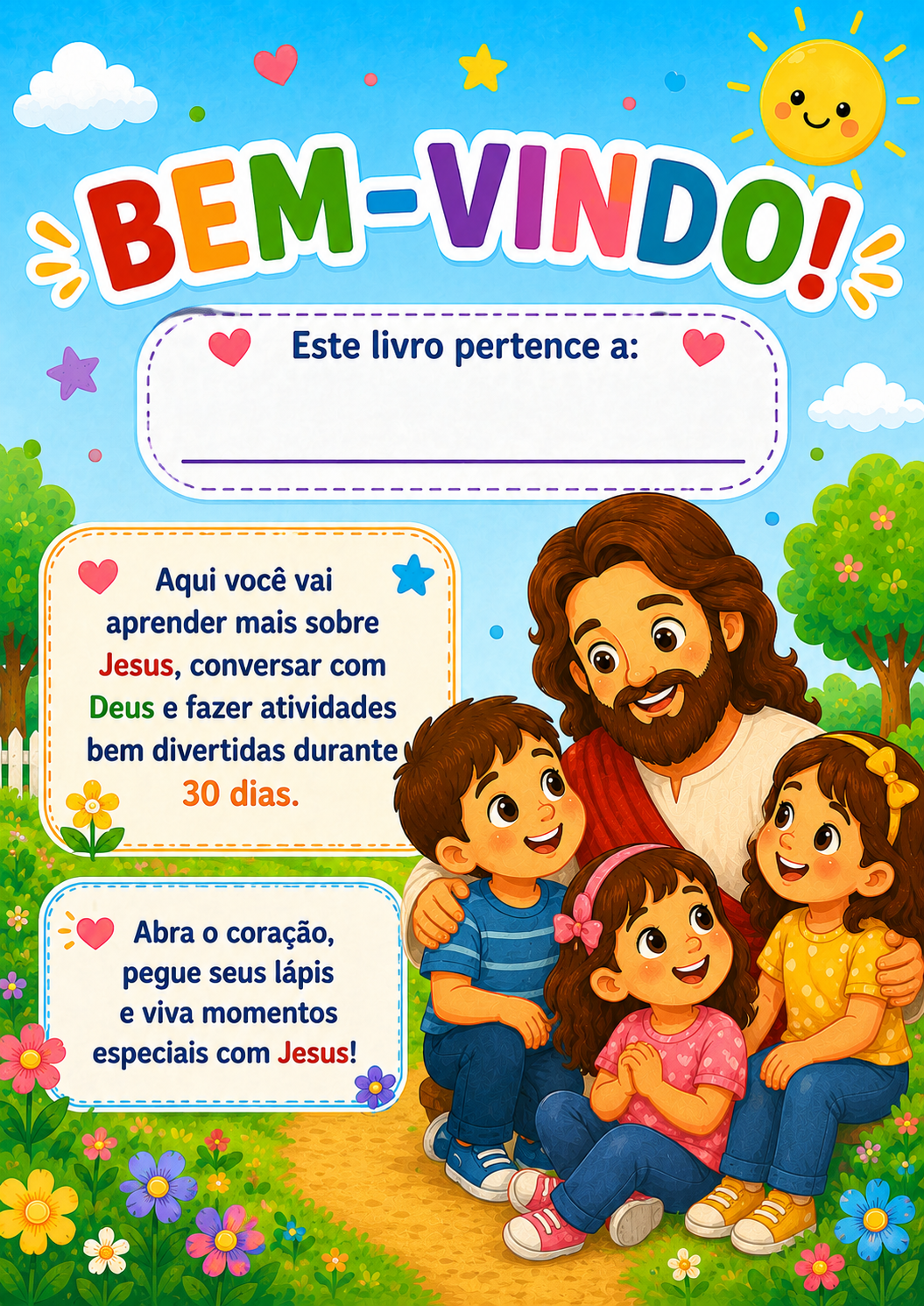 Página de boas-vindas do devocional